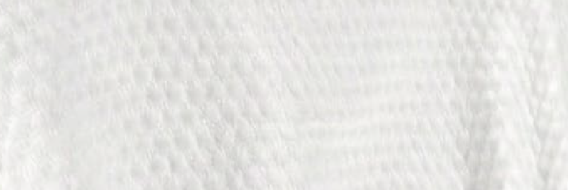 Close-up of the towel’s pearl-embossed texture